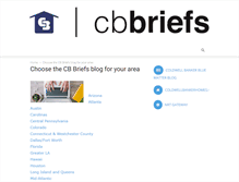 Tablet Screenshot of cbbriefs.com